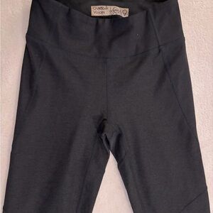Outdoor Voices Women’s High Rise Leggings Charcoal Blue Athletic Tights